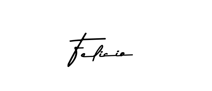 How to make Felicio signature? Asem Kandis PERSONAL USE is a professional autograph style. Create handwritten signature for Felicio name. Felicio signature style 9 images and pictures png