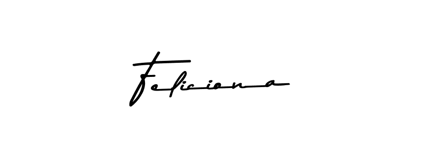 Design your own signature with our free online signature maker. With this signature software, you can create a handwritten (Asem Kandis PERSONAL USE) signature for name Feliciona. Feliciona signature style 9 images and pictures png