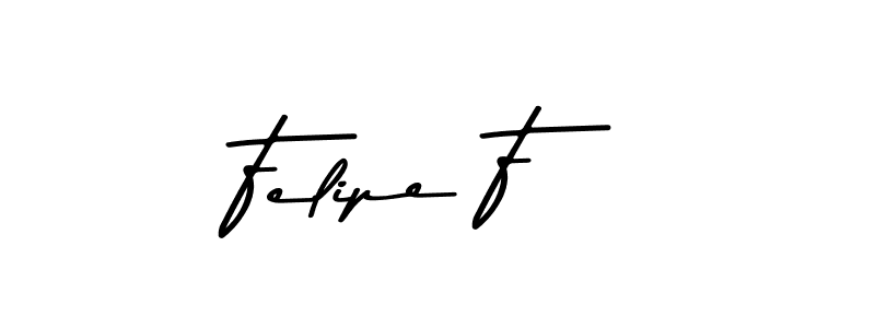 Design your own signature with our free online signature maker. With this signature software, you can create a handwritten (Asem Kandis PERSONAL USE) signature for name Felipe F. Felipe F signature style 9 images and pictures png