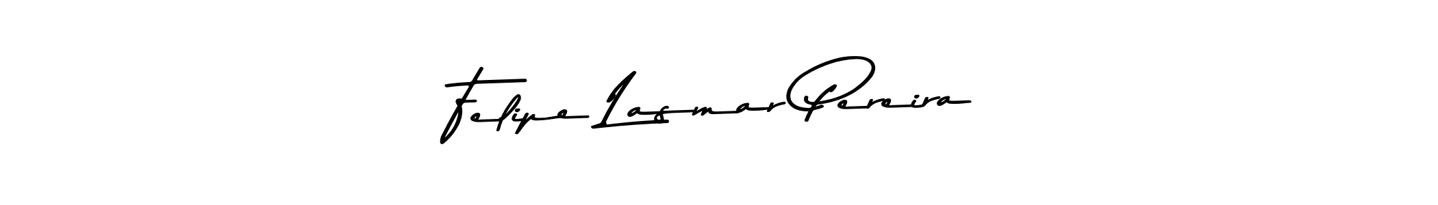 Create a beautiful signature design for name Felipe Lasmar Pereira. With this signature (Asem Kandis PERSONAL USE) fonts, you can make a handwritten signature for free. Felipe Lasmar Pereira signature style 9 images and pictures png