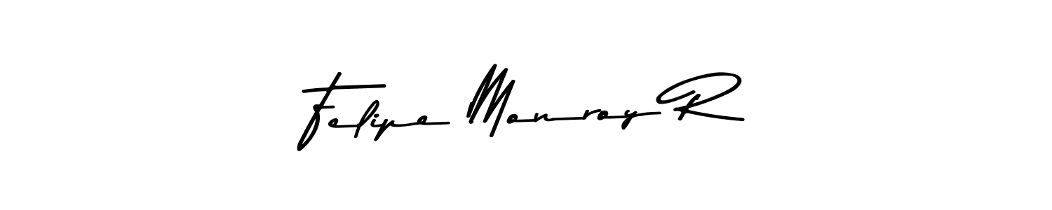 You should practise on your own different ways (Asem Kandis PERSONAL USE) to write your name (Felipe Monroy R) in signature. don't let someone else do it for you. Felipe Monroy R signature style 9 images and pictures png