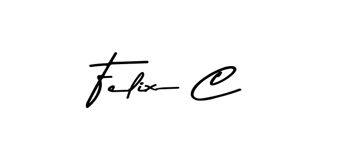 Design your own signature with our free online signature maker. With this signature software, you can create a handwritten (Asem Kandis PERSONAL USE) signature for name Felix C. Felix C signature style 9 images and pictures png
