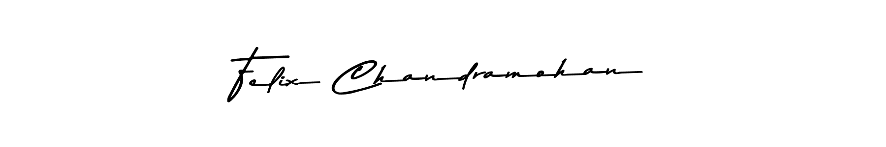 Design your own signature with our free online signature maker. With this signature software, you can create a handwritten (Asem Kandis PERSONAL USE) signature for name Felix Chandramohan. Felix Chandramohan signature style 9 images and pictures png