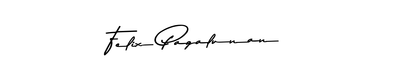 Asem Kandis PERSONAL USE is a professional signature style that is perfect for those who want to add a touch of class to their signature. It is also a great choice for those who want to make their signature more unique. Get Felix Pagalunan name to fancy signature for free. Felix Pagalunan signature style 9 images and pictures png