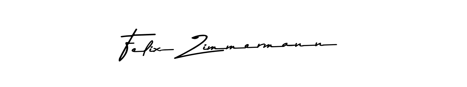 How to make Felix Zimmermann name signature. Use Asem Kandis PERSONAL USE style for creating short signs online. This is the latest handwritten sign. Felix Zimmermann signature style 9 images and pictures png