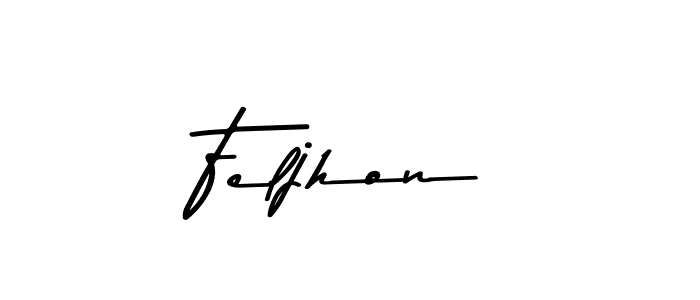 if you are searching for the best signature style for your name Feljhon. so please give up your signature search. here we have designed multiple signature styles  using Asem Kandis PERSONAL USE. Feljhon signature style 9 images and pictures png