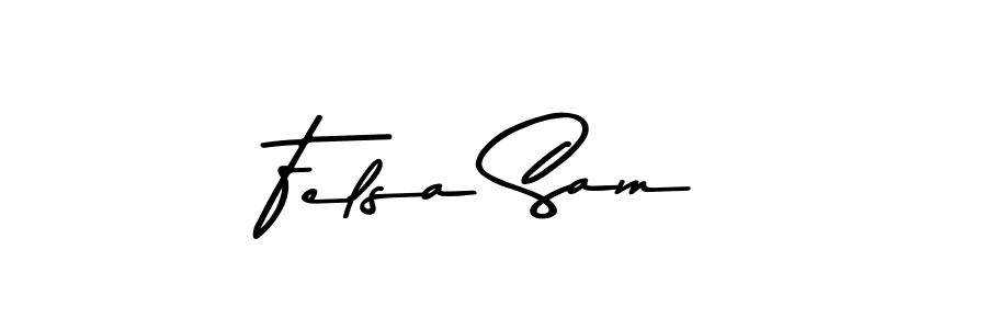 Make a beautiful signature design for name Felsa Sam. Use this online signature maker to create a handwritten signature for free. Felsa Sam signature style 9 images and pictures png