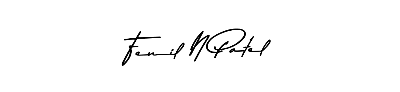 Make a beautiful signature design for name Fenil N Patel. Use this online signature maker to create a handwritten signature for free. Fenil N Patel signature style 9 images and pictures png