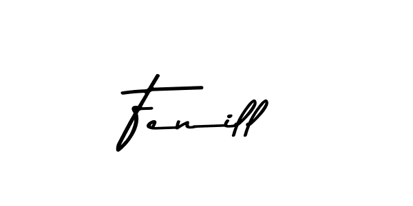 Use a signature maker to create a handwritten signature online. With this signature software, you can design (Asem Kandis PERSONAL USE) your own signature for name Fenill. Fenill signature style 9 images and pictures png