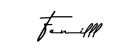 Give your name Fenilll an exquisite flair with the Asem Kandis PERSONAL USE script font. Ideal for contracts, resumes, and formal letterheads. Fenilll signature style 9 images and pictures png
