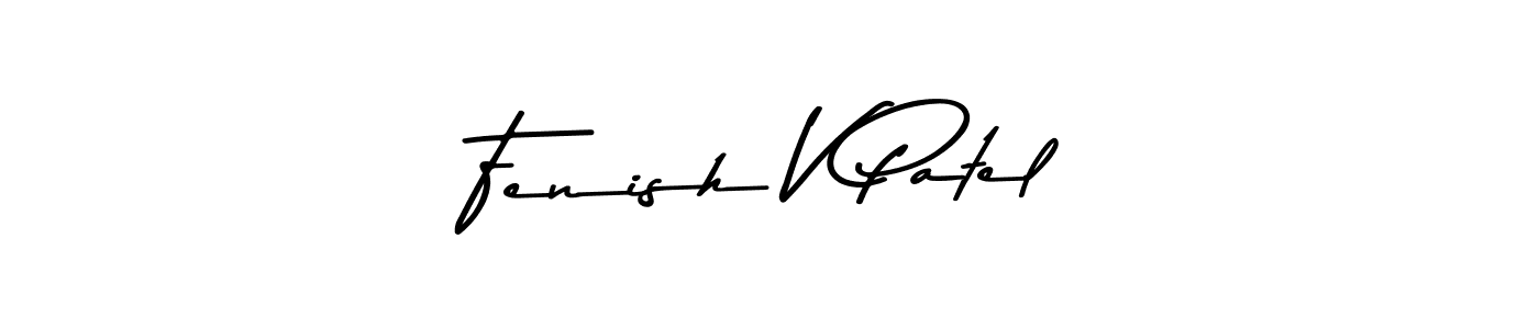 Also we have Fenish V Patel name is the best signature style. Create professional handwritten signature collection using Asem Kandis PERSONAL USE autograph style. Fenish V Patel signature style 9 images and pictures png