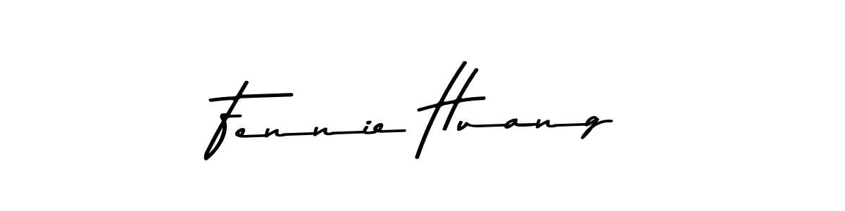 Fennie Huang stylish signature style. Best Handwritten Sign (Asem Kandis PERSONAL USE) for my name. Handwritten Signature Collection Ideas for my name Fennie Huang. Fennie Huang signature style 9 images and pictures png