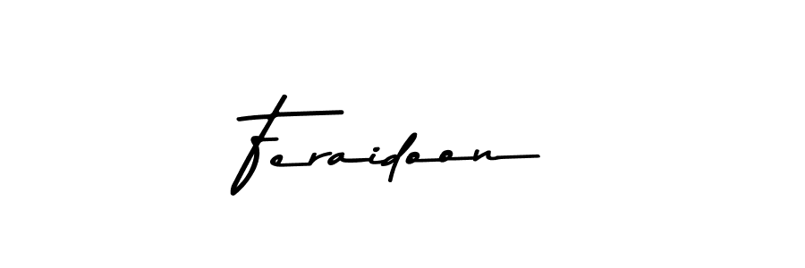 Create a beautiful signature design for name Feraidoon. With this signature (Asem Kandis PERSONAL USE) fonts, you can make a handwritten signature for free. Feraidoon signature style 9 images and pictures png