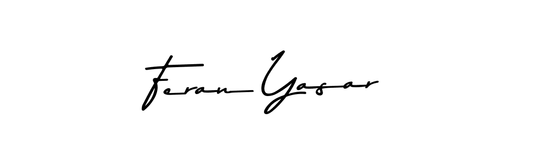 Feran Yasar stylish signature style. Best Handwritten Sign (Asem Kandis PERSONAL USE) for my name. Handwritten Signature Collection Ideas for my name Feran Yasar. Feran Yasar signature style 9 images and pictures png