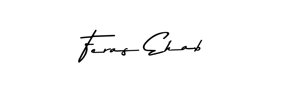 Also You can easily find your signature by using the search form. We will create Feras Ehab name handwritten signature images for you free of cost using Asem Kandis PERSONAL USE sign style. Feras Ehab signature style 9 images and pictures png