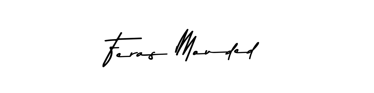 Create a beautiful signature design for name Feras Mouded. With this signature (Asem Kandis PERSONAL USE) fonts, you can make a handwritten signature for free. Feras Mouded signature style 9 images and pictures png