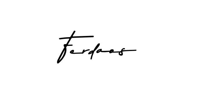 Best and Professional Signature Style for Ferdaos. Asem Kandis PERSONAL USE Best Signature Style Collection. Ferdaos signature style 9 images and pictures png