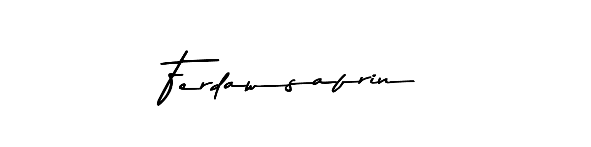 Here are the top 10 professional signature styles for the name Ferdawsafrin. These are the best autograph styles you can use for your name. Ferdawsafrin signature style 9 images and pictures png