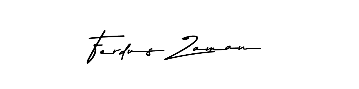 The best way (Asem Kandis PERSONAL USE) to make a short signature is to pick only two or three words in your name. The name Ferdus Zaman include a total of six letters. For converting this name. Ferdus Zaman signature style 9 images and pictures png