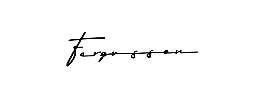Fergusson stylish signature style. Best Handwritten Sign (Asem Kandis PERSONAL USE) for my name. Handwritten Signature Collection Ideas for my name Fergusson. Fergusson signature style 9 images and pictures png