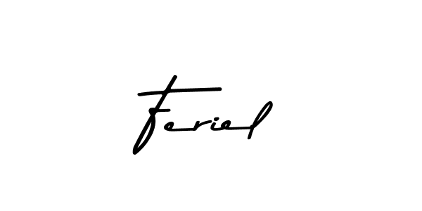 Make a short Feriel signature style. Manage your documents anywhere anytime using Asem Kandis PERSONAL USE. Create and add eSignatures, submit forms, share and send files easily. Feriel signature style 9 images and pictures png