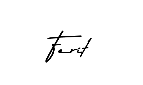 if you are searching for the best signature style for your name Ferit. so please give up your signature search. here we have designed multiple signature styles  using Asem Kandis PERSONAL USE. Ferit signature style 9 images and pictures png