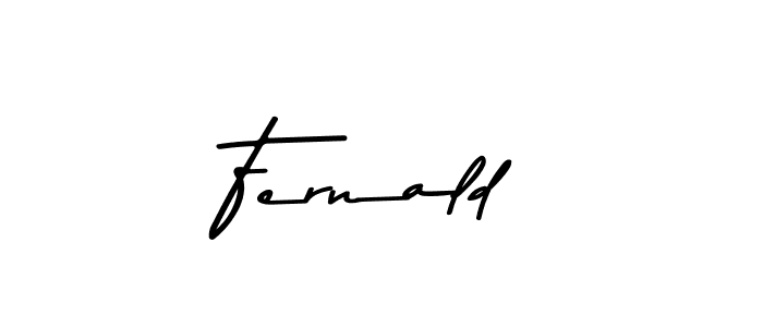 How to make Fernald name signature. Use Asem Kandis PERSONAL USE style for creating short signs online. This is the latest handwritten sign. Fernald signature style 9 images and pictures png