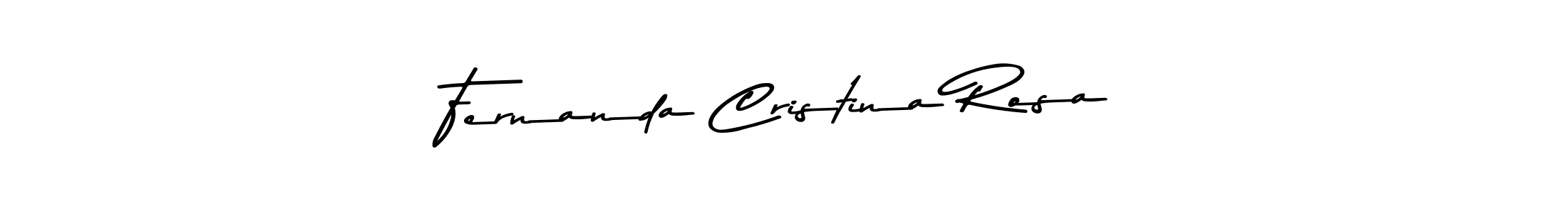 Make a beautiful signature design for name Fernanda Cristina Rosa. With this signature (Asem Kandis PERSONAL USE) style, you can create a handwritten signature for free. Fernanda Cristina Rosa signature style 9 images and pictures png