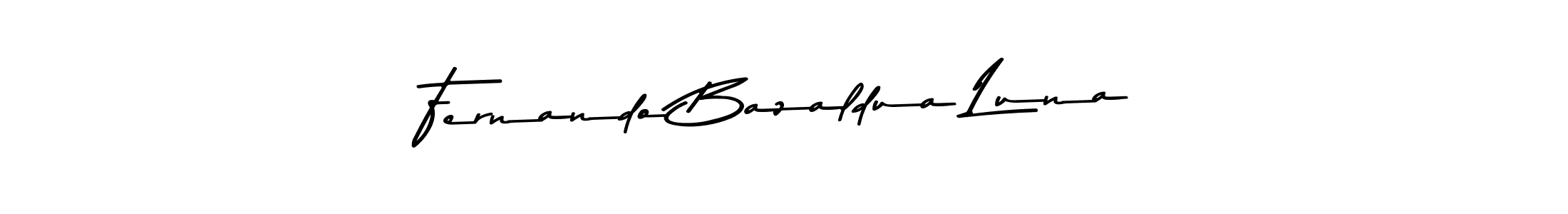 Asem Kandis PERSONAL USE is a professional signature style that is perfect for those who want to add a touch of class to their signature. It is also a great choice for those who want to make their signature more unique. Get Fernando Bazaldua Luna name to fancy signature for free. Fernando Bazaldua Luna signature style 9 images and pictures png