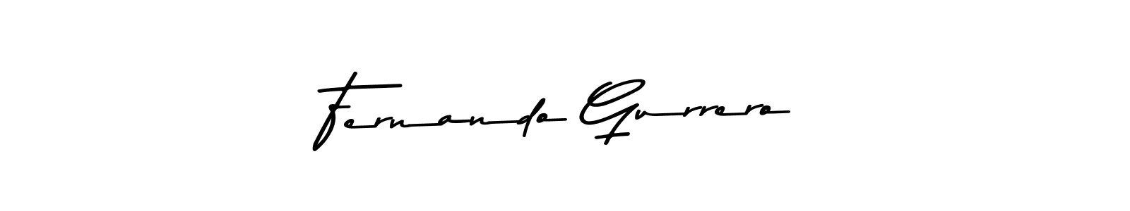 Make a beautiful signature design for name Fernando Gurrero. With this signature (Asem Kandis PERSONAL USE) style, you can create a handwritten signature for free. Fernando Gurrero signature style 9 images and pictures png