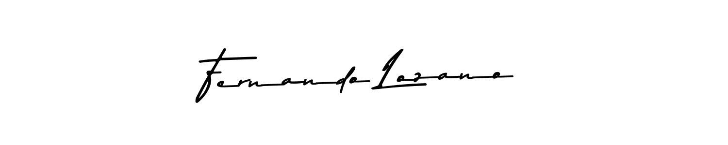 Use a signature maker to create a handwritten signature online. With this signature software, you can design (Asem Kandis PERSONAL USE) your own signature for name Fernando Lozano. Fernando Lozano signature style 9 images and pictures png