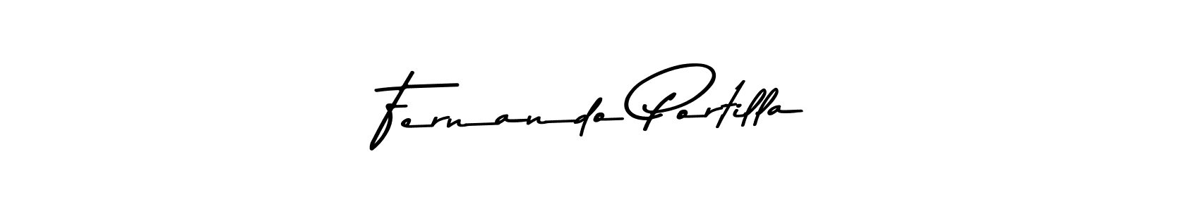 Make a beautiful signature design for name Fernando Portilla. With this signature (Asem Kandis PERSONAL USE) style, you can create a handwritten signature for free. Fernando Portilla signature style 9 images and pictures png