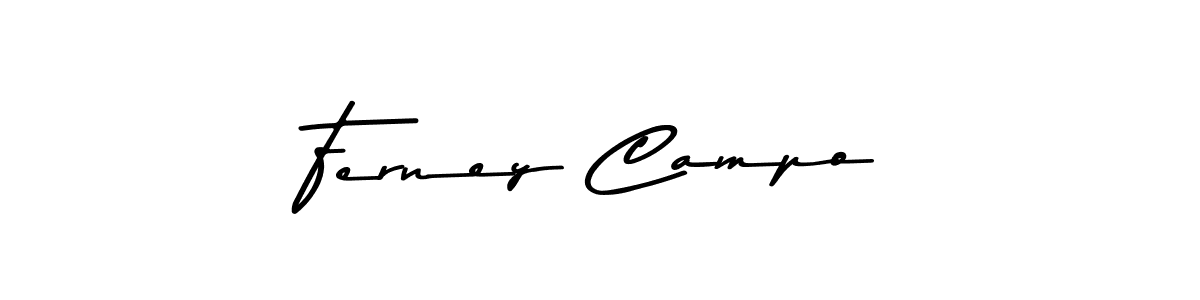 The best way (Asem Kandis PERSONAL USE) to make a short signature is to pick only two or three words in your name. The name Ferney Campo include a total of six letters. For converting this name. Ferney Campo signature style 9 images and pictures png
