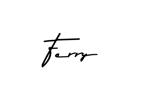 Design your own signature with our free online signature maker. With this signature software, you can create a handwritten (Asem Kandis PERSONAL USE) signature for name Ferry. Ferry signature style 9 images and pictures png