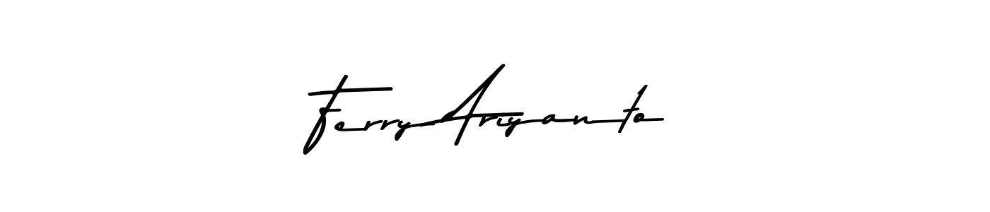 The best way (Asem Kandis PERSONAL USE) to make a short signature is to pick only two or three words in your name. The name Ferry Ariyanto include a total of six letters. For converting this name. Ferry Ariyanto signature style 9 images and pictures png