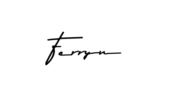 Ferryn stylish signature style. Best Handwritten Sign (Asem Kandis PERSONAL USE) for my name. Handwritten Signature Collection Ideas for my name Ferryn. Ferryn signature style 9 images and pictures png