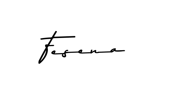 Use a signature maker to create a handwritten signature online. With this signature software, you can design (Asem Kandis PERSONAL USE) your own signature for name Fesena. Fesena signature style 9 images and pictures png