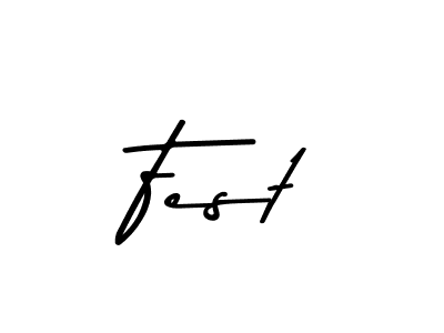 This is the best signature style for the Fest name. Also you like these signature font (Asem Kandis PERSONAL USE). Mix name signature. Fest signature style 9 images and pictures png