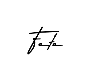 You should practise on your own different ways (Asem Kandis PERSONAL USE) to write your name (Feto) in signature. don't let someone else do it for you. Feto signature style 9 images and pictures png