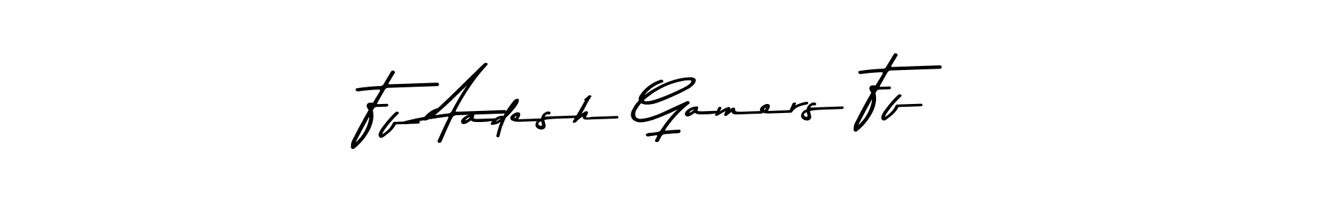 The best way (Asem Kandis PERSONAL USE) to make a short signature is to pick only two or three words in your name. The name Ff Aadesh Gamers Ff include a total of six letters. For converting this name. Ff Aadesh Gamers Ff signature style 9 images and pictures png