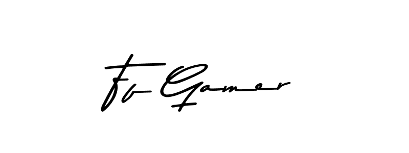 Similarly Asem Kandis PERSONAL USE is the best handwritten signature design. Signature creator online .You can use it as an online autograph creator for name Ff Gamer. Ff Gamer signature style 9 images and pictures png
