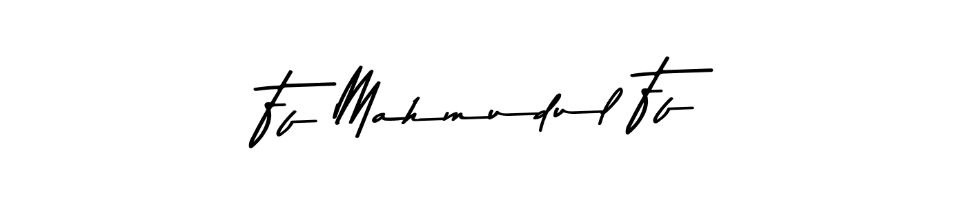 The best way (Asem Kandis PERSONAL USE) to make a short signature is to pick only two or three words in your name. The name Ff Mahmudul Ff include a total of six letters. For converting this name. Ff Mahmudul Ff signature style 9 images and pictures png