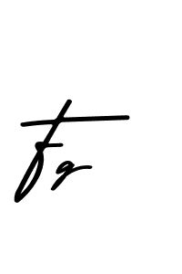 Also we have Fg name is the best signature style. Create professional handwritten signature collection using Asem Kandis PERSONAL USE autograph style. Fg signature style 9 images and pictures png