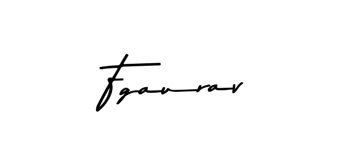 Make a beautiful signature design for name Fgaurav. With this signature (Asem Kandis PERSONAL USE) style, you can create a handwritten signature for free. Fgaurav signature style 9 images and pictures png