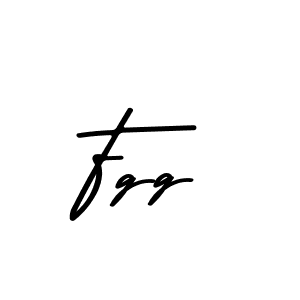 Make a beautiful signature design for name Fgg. With this signature (Asem Kandis PERSONAL USE) style, you can create a handwritten signature for free. Fgg signature style 9 images and pictures png
