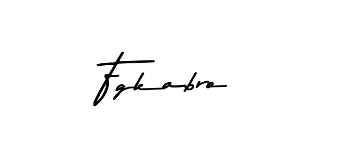 The best way (Asem Kandis PERSONAL USE) to make a short signature is to pick only two or three words in your name. The name Fgkabro include a total of six letters. For converting this name. Fgkabro signature style 9 images and pictures png