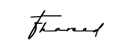 Use a signature maker to create a handwritten signature online. With this signature software, you can design (Asem Kandis PERSONAL USE) your own signature for name Fhareed. Fhareed signature style 9 images and pictures png