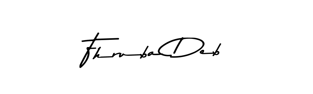 This is the best signature style for the Fhruba Deb name. Also you like these signature font (Asem Kandis PERSONAL USE). Mix name signature. Fhruba Deb signature style 9 images and pictures png