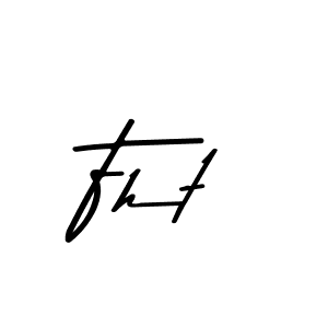 How to make Fht name signature. Use Asem Kandis PERSONAL USE style for creating short signs online. This is the latest handwritten sign. Fht signature style 9 images and pictures png