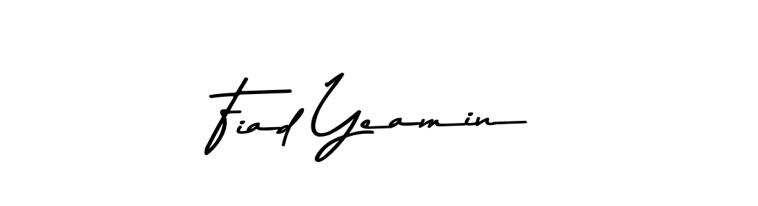 Make a beautiful signature design for name Fiad Yeamin. With this signature (Asem Kandis PERSONAL USE) style, you can create a handwritten signature for free. Fiad Yeamin signature style 9 images and pictures png